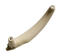 YATINGZHANG Car Interior Door Handle Car Gray Beige Black Armrest Left Right Interior Door Handle Inner Panel Pull Trim Cover Fit Use for BMW E70 E71 X5 X6(Beige-Right-Front)