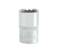 YATO 1279 YT-17 mm Socket 1/2 Inch Regular 12pt CV