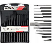 Yato Yt-4714, Chisel And Punch Set 12 Pcs In Handy Case, Hardened Crv Steel