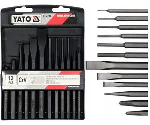 Yato 12pc CrV Punch, Drift & Chisel Set