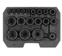 YATO 19-Piece Torx Plus Socket Set 1/4" 3/8" 1/2" Drive