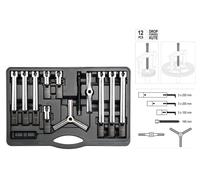 YATO 2/3 arm universal inner puller bearing puller ball bearing 12 pieces 100...