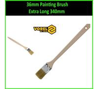 Yato 36mm Extra Long 340mm Radiator Brush Angled Heads Painting Brushes