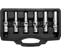 YATO Glow Plug Wrench Set 6-Piece 8 9 10 12 14 16mm 3/8"
