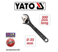 Yato Heavy Duty Wide Large 12"Adjustable Pipe Spanner Wrench 0-35mm