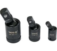 Yato Impact Universal Joint Set 3 Pcs 1/4", 3/8" & 1/2" Cr-Mo Steel (Yt-10643)
