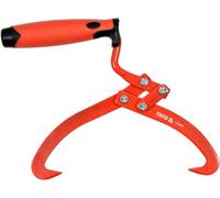 Yato Log Pliers | Reacher for Stable Movement of Wooden Logs - Professional Tool for Handling Logs Red/Black