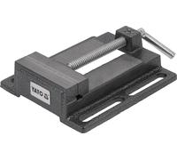 YATO Machine Vise Vise 100 Mm Cast Iron, Hardened Steel Jaws