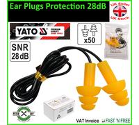 Yato Professional Ear Plugs, Protection 28 dB, Pack of 5