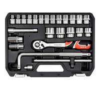 Yato Professional 1/2 Inch Socket Set 25 Pcs As Drive System (38741)