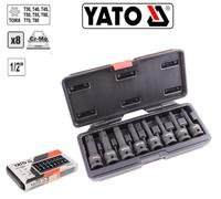 Yato Professional 8pcs 1/2"Torx Impact Bit Socket Set Case T30-T80 40,55,60,70UK