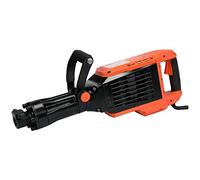 YATO Professional Demolition Hammer | 1600W | 65 Joules | Hexagonal Bit | Sharp & Flat Chisel | Solid Metal Case | Oil Cooling | Impact Chipping Hammer