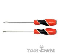 Yato professional Go-through screwdriver set 2 pcs, magnetic tips (YT-25998)