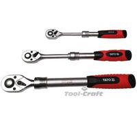 Yato professional heavy duty telescopic ratchet handles 1/4", 3/8", 1/2"