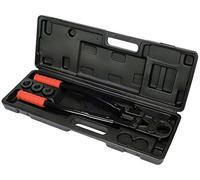 YATO Professional Pipe Crimping Pliers 4-Piece for Composite Pipes PE RT PEX Al PEX PEX-AI-PEX Aluminium 16-26 mm U-Contour Composite Pipe Crimping Pliers Composite Pipe Pliers