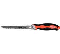 Yato Professional Plaster Saw | 180 mm | Two-Component Handle | Double-Sided Blade | Drywall Saw, Red/Black