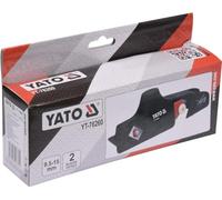 Yato Professional Plasterboard Planer, 2 Adjustable Blades, 9.5-15mm Chamfer, Black Plastic, 235mm Length