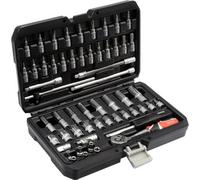 Yato Professional Socket Set 56 Pcs 1/4" Hex & Torx In Handy Case (Yt-14501)