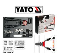 Yato Professional Threaded Hand Nut Riveter Rivet Gun Tool For M5 M6 M8 M10 M12