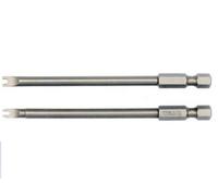 Yato Security Screwdriver Bits Spanner Type 100 mm Long Set 2 Pcs, S2 Steel
