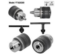 YATO Self-Tightening Drill Chuck SDS-Plus Adapter & Key