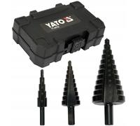 Yato Step Drill Bit Set 3pcs 4-38 mm