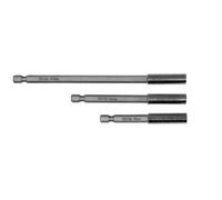 YATO YT-04699, Magnetic Bit Holders Set 3pcs, 75, 100 and 150mm Long, Hex Shank