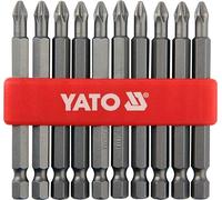 YATO YT-0480 10pcs Bit Screwdriver PH2x75mm S2