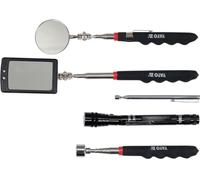 YATO YT-06622 Telescopic Mirror and Pick Up Tool Set 5pcs with Torch