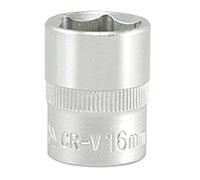 Fits YATO YT-3811 3/8" 16mm 6-angled socket. short