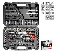 'Yato yt-38801 - Socket Set 1/4, 3/8" and 1/2 "120pcs