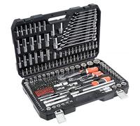 Yato YT-38841 216-Piece Socket Spanner Set - 1/4 Inch, 3/8 Inch and 1/2 Inch