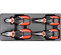 YATO YT-5534 - Plastic Tray with Tongs 4pcs