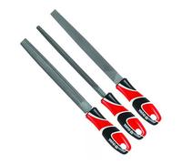 Yato Yt-6237, Professional Metal File Set 3Pcs, Medium Cut, T12 Steel, Soft Grip