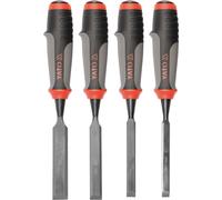 YATO YT-6281 Firmer Chisel Set for Wood 4 pcs. Woodwork Tools 10/12/16/20 mm