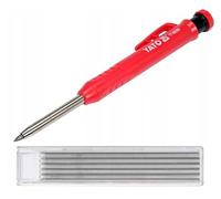 YATO YT-69290 Construction Automatic Carpenters Pencil with 6 Leads, deep Hole