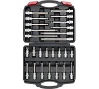 YATO YT-77542 26 Piece Groove Set Length 55-200 mm S2 Steel 1/2 Inch Drive