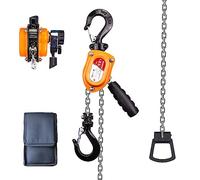TOYO-INTL Mini Manual Lever Block 1/2 Ton 1100lbs, Come Along Manual Chain Hoist, 1.5M 5FT Steel G80 Puller Hoist, with Hook for Building