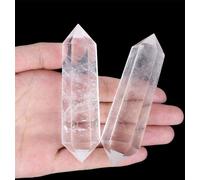 YATOJUZI 3.5" Healing Crystal Wand Large Hexagonal Point Natural Crystal and Healing Stone Meditation Divination Reiki Energy Balance Therapy Lucky Gift 1 Piece