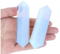 YATOJUZI 3.5" Healing Crystal Wand Large Hexagonal Point Natural Crystal and Healing Stone Meditation Divination Reiki Energy Balance Therapy Lucky Gift 1 Piece