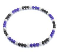 YATOJUZI Baseball Necklace for Men 16"/18"/20" Glitter Rhinestone Clay Beaded Necklace for Men Shiny Cool Baseball Accessories Drip Necklaces Gifts for Players Team Lovers, 18inches, Rhinestone, No