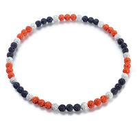 YATOJUZI Baseball Necklace for Men 16"/18"/20" Glitter Rhinestone Clay Beaded Necklace for Men Shiny Cool Baseball Accessories Drip Necklaces Gifts for Players Team Lovers, 16inches, Rhinestone, No