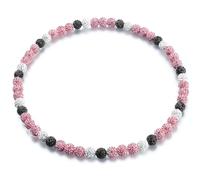 YATOJUZI Baseball Necklace for Men 16"/18"/20" Glitter Rhinestone Clay Beaded Necklace for Men Shiny Cool Baseball Accessories Drip Necklaces Gifts for Players Team Lovers, 18inches, Rhinestone, No