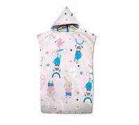 YATOLA Beach Towel Sand-proof Blanket Sand-Free Quick Dry Compact Pool Towels Lightweight Beach Towel for Water Sport Swim Yoga Gym Camping Yoga Mat Bath Towel Man Woman Rabbit Star (Pink, 65x75cm)