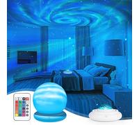 YATOSEEN Aurora Projection Lamp, 16 Colors Lighting Galaxy Projector Sensory Lights, Planet Light Detachable lampshade, Dynamic Atmosphere Lighting, Best Gifts