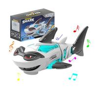 YATOSEEN Kid's Shark Toy Age 2+ with Lights and Music, Electric Mechanical Gear Toy, Suitable as a Gift for Boys and Girls