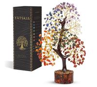 Yatskia 7 Chakra Tree Of Life, Crystal And Gemstones, Birthday Gifts F