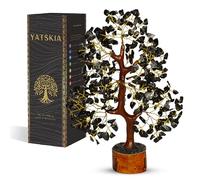 YATSKIA Black Tourmaline Crystal Tree - Artificial, Positive Energy, Fengshui Decorations