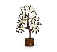 Yatskia Black Tourmaline Gem Tree - Feng Shui Spiritual Decor - Black Quartz Crystal