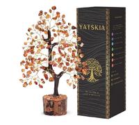 Yatskia Carnelian Crystal Tree, Crystals And Gemstones, Spiritual Gifts For Women, Decorative Home Accessories, Orange Decor Gemstone Tree, Crystal Ornaments, Meditation Gifts